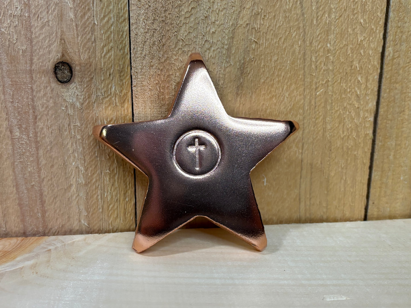 1 Pound Large Hi Polish Star with Cross