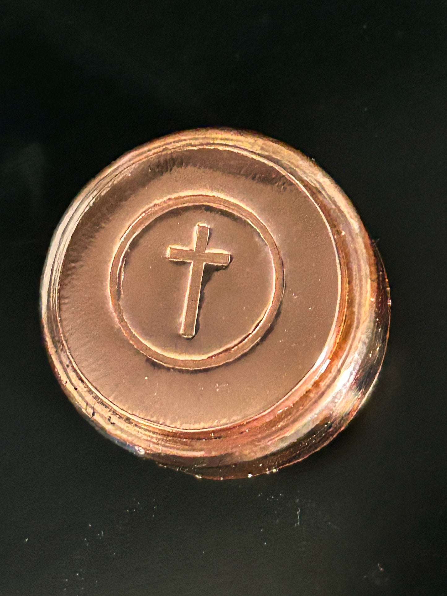 Premium 10 oz .999 Fine Copper Button - High Polish Finish