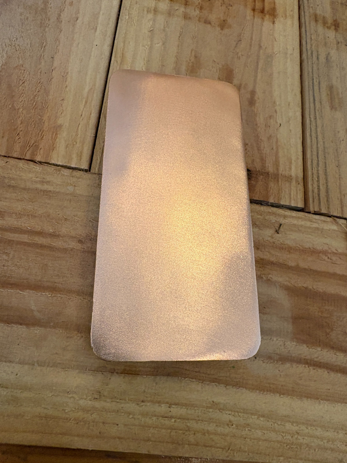 Blank satin finish 100 oz copper bars for personalized engraving