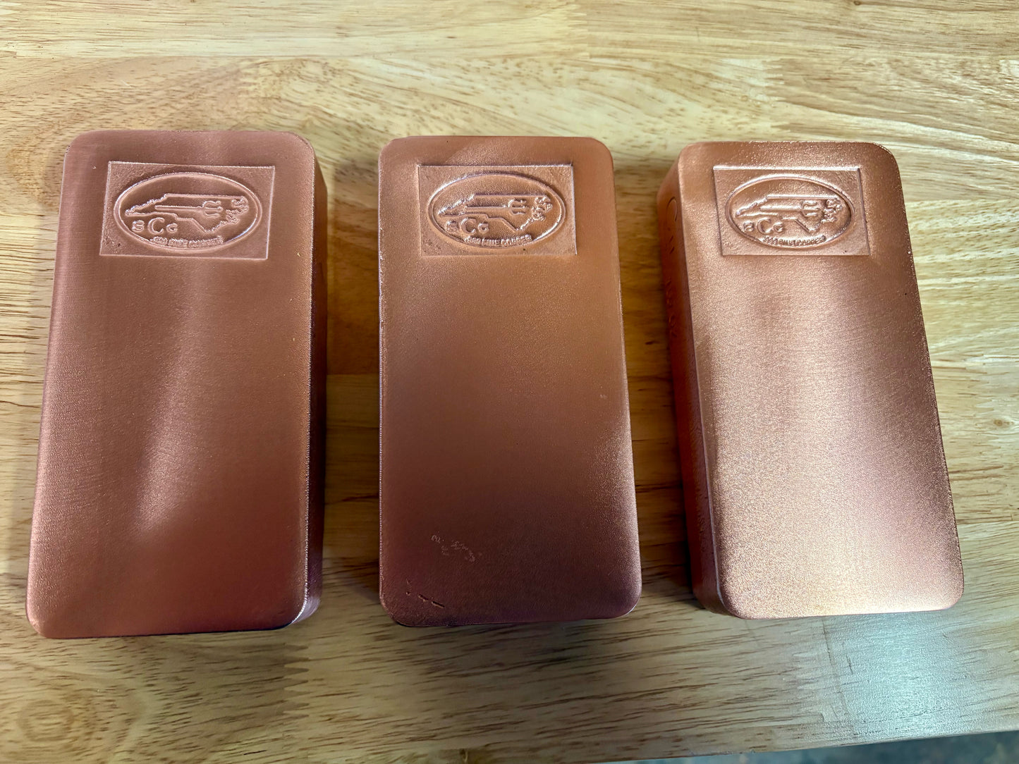 100 Oz .999 Fine Copper Bar -Bright Satin Finish