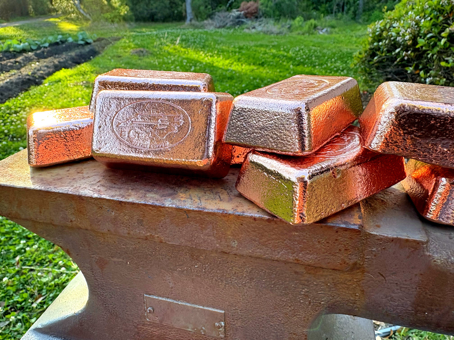 Bulk Lot 10 lbs .999 Fine Copper Bars - Stacker Set