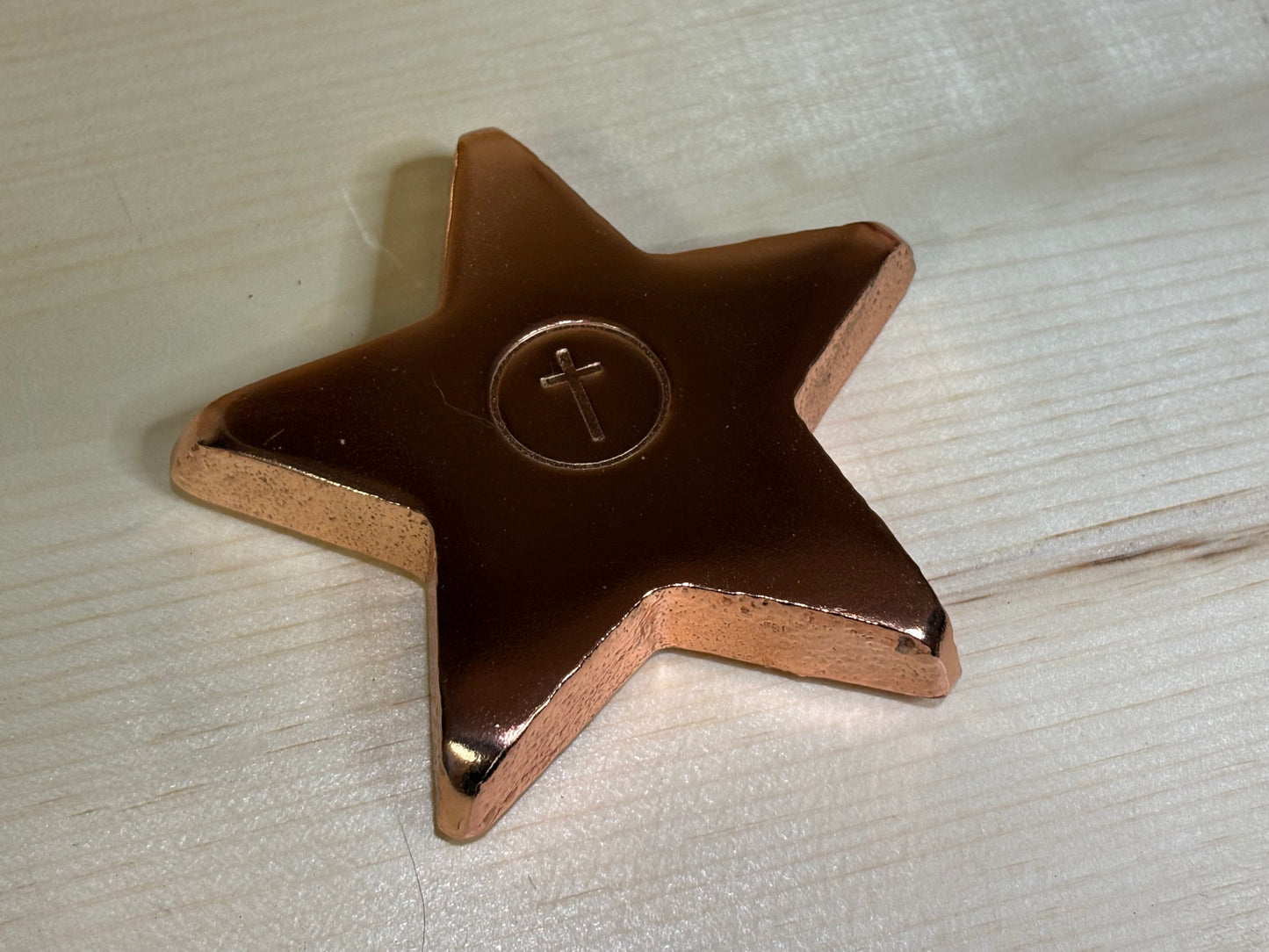 1 Pound Large Hi Polish Star with Cross