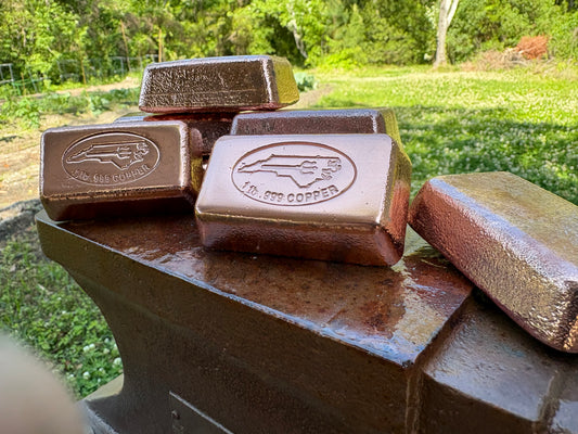 1 Pound .999 copper bar : New item!!