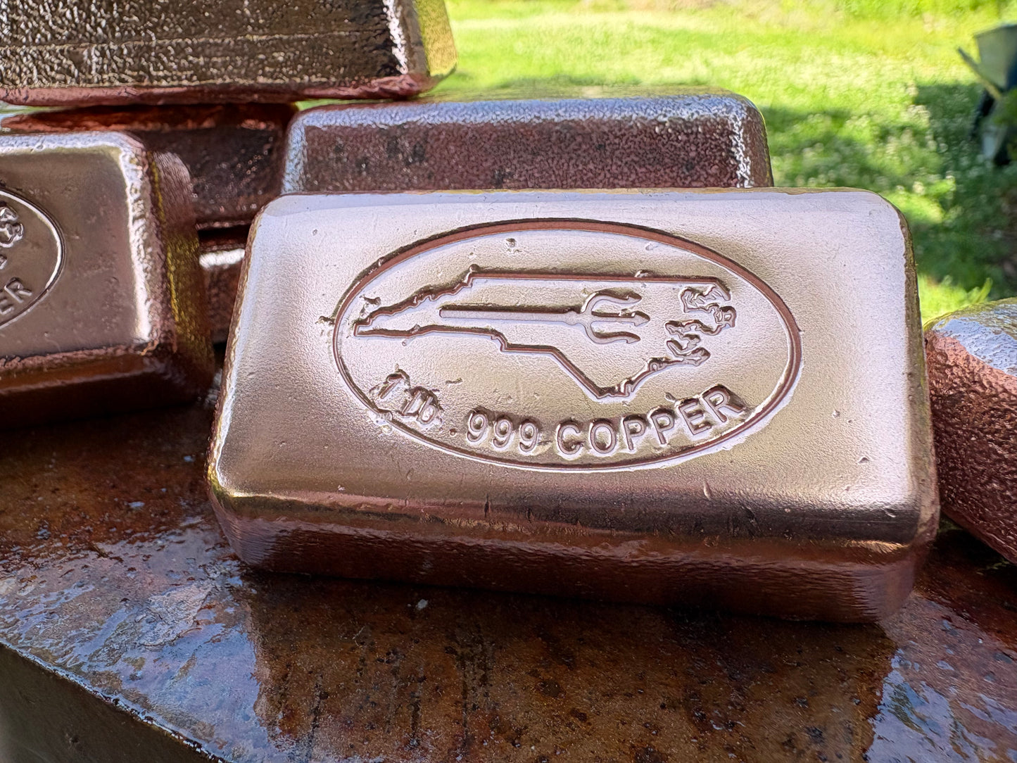 1 Pound .999 copper bar : New item!!