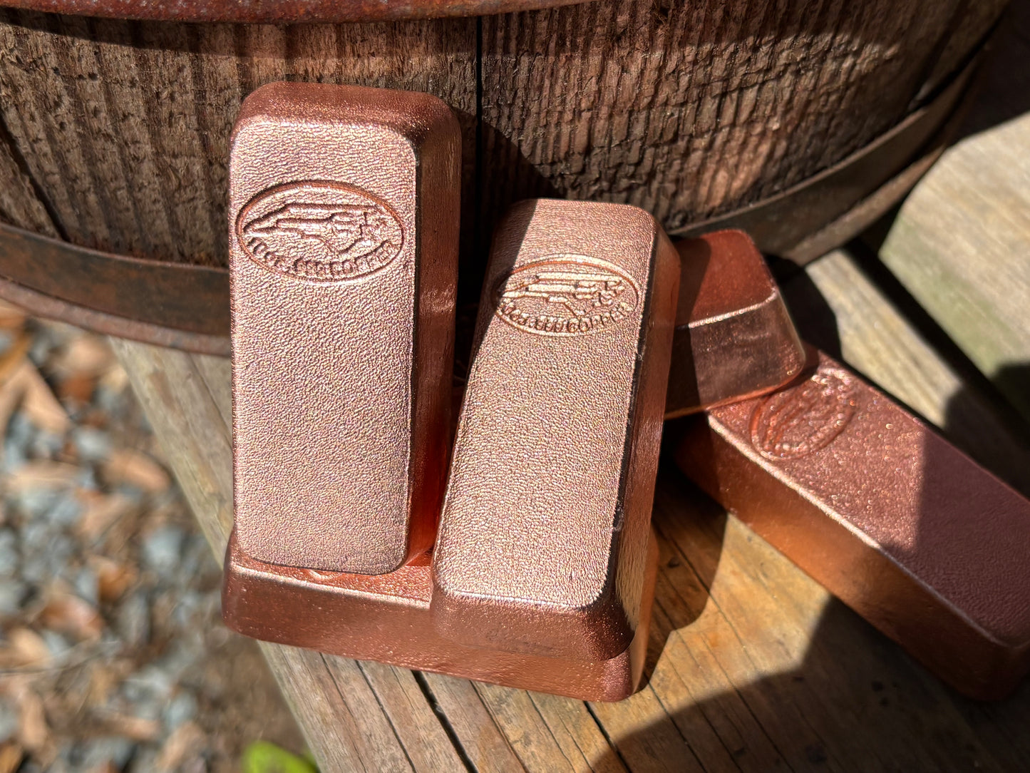 Premium 10 oz .999 Fine Copper Bar-Satin Finish