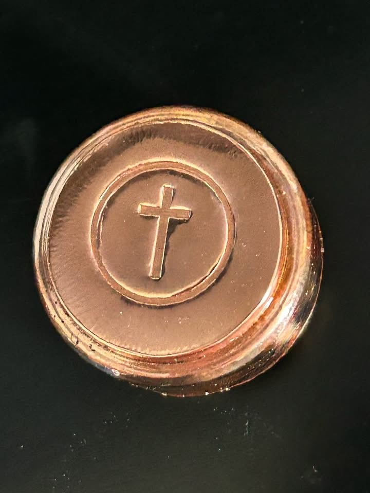Premium 10 oz .999 Fine Copper Button - High Polish Finish