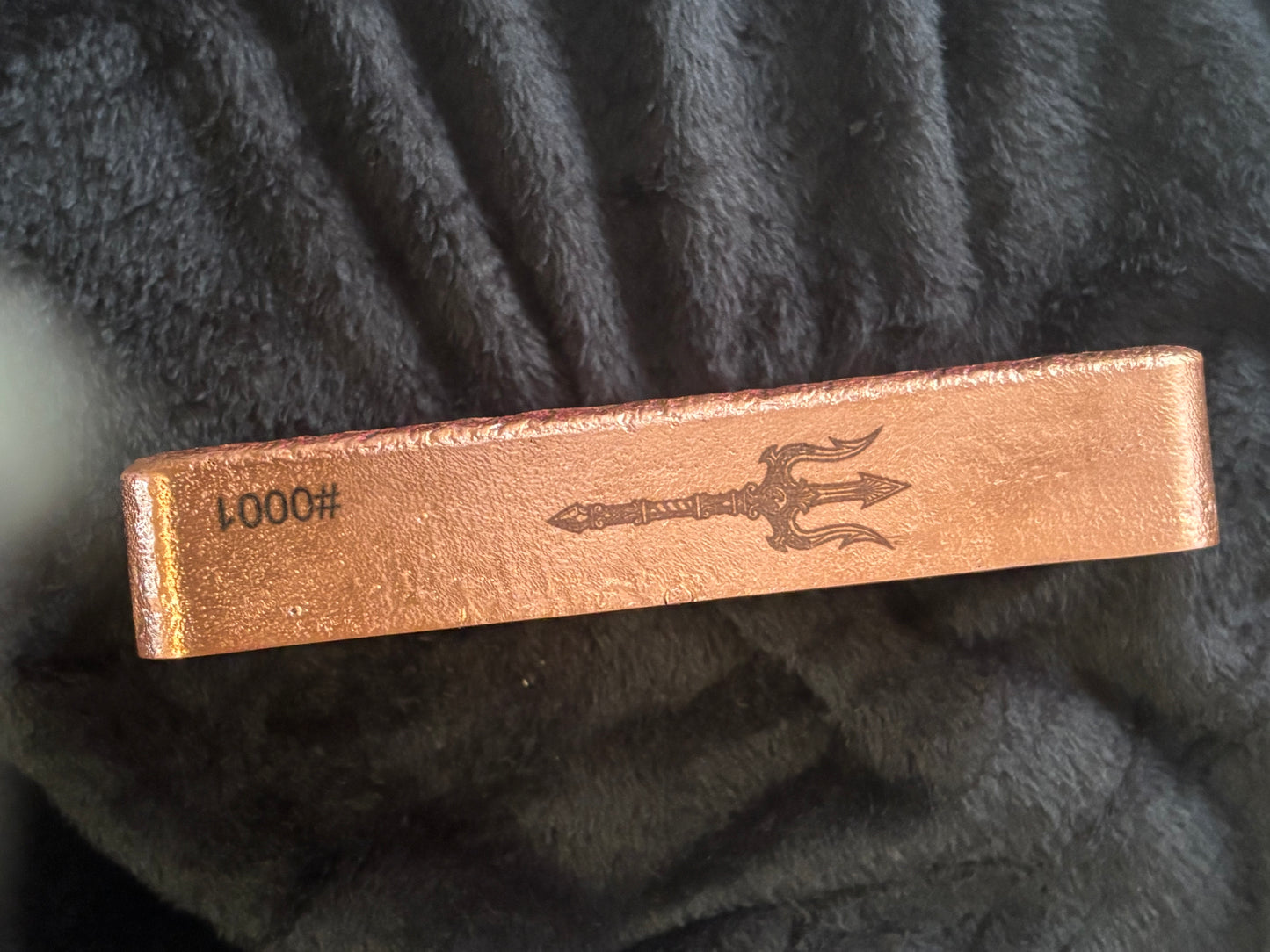 100oz .999 Fine Copper: Engraved Pirate Hi Polish Face