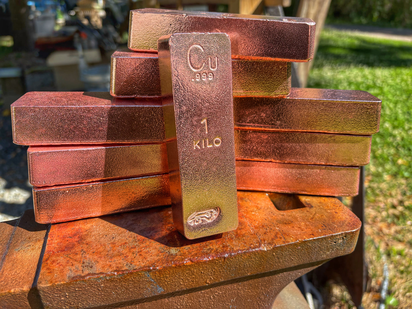 1 Kilogram .999 Copper Ingot