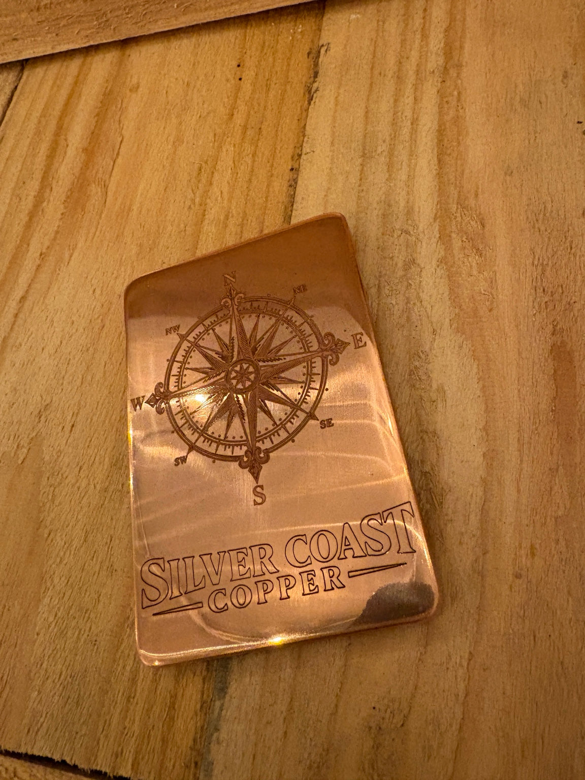 1 Pound Hi Polish Compass Rose Premium Series copper bar - view 6