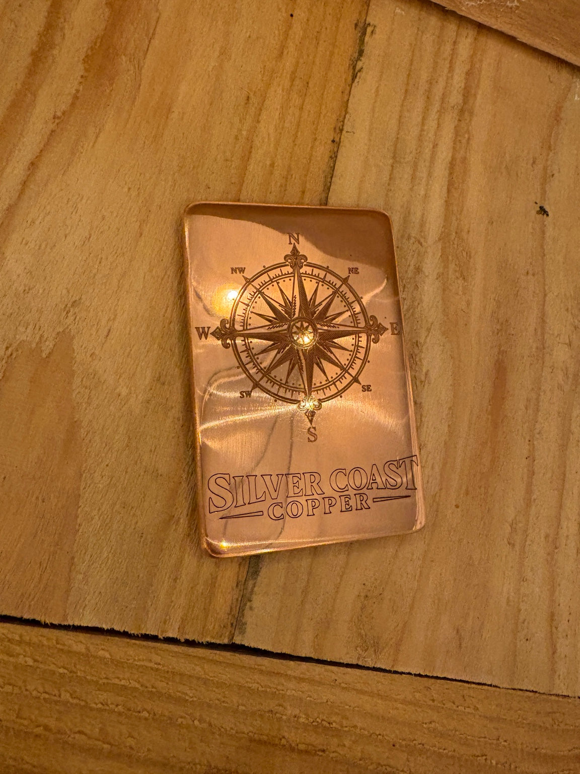 1 Pound Hi Polish Compass Rose Premium Series copper bar - view 7