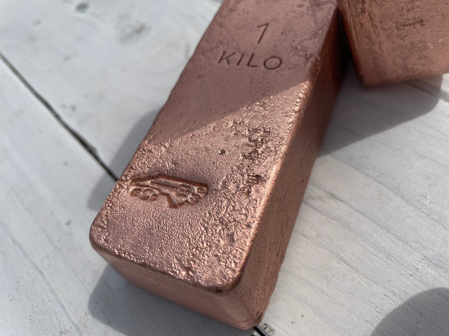1 Kilogram .999 Copper Ingot